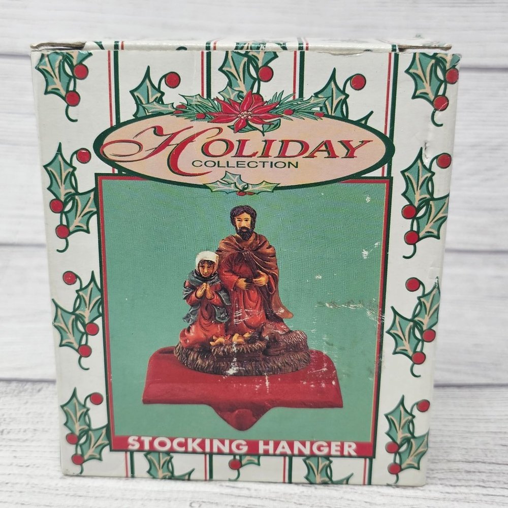 Holiday Collection‎ Stocking Hanger, Joseph Mary And Baby Jesus